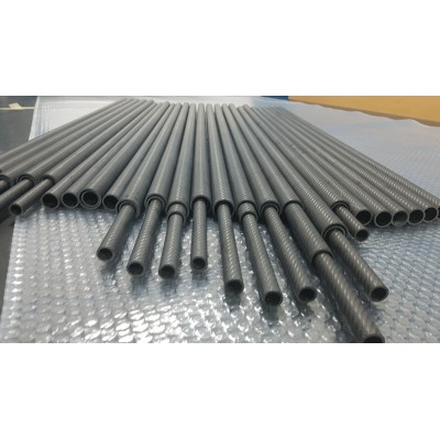 TELESCOPIK CARBONFIBER TUBE 8METR