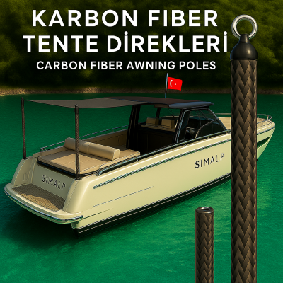 KARBONFİBER TENTE 25 / 30 L2000mm KARBONFİBER TENTE 25 / 30 L2000mm