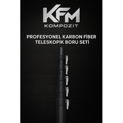 CARBON FIBER TELESCOPIK TUBE PROFESSIONAL 7 METR CARBON FIBER TELESCOPIK TUBE PROFESSIONAL 7 METR