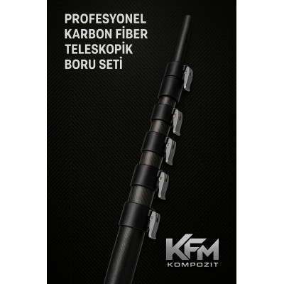 CARBON FIBER TELESCOPIK TUBE PROFESSIONAL 7 METR CARBON FIBER TELESCOPIK TUBE PROFESSIONAL 7 METR
