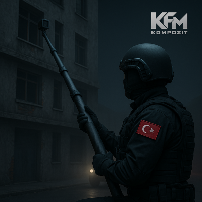 KARBON FİBER TELESKOPİK  BORU PROFESYONEL 7 METRE