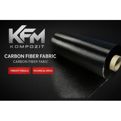 CARBON FIBER FABRIC 245Gr/m² Plain CARBON FIBER FABRIC 245Gr/m² Plain