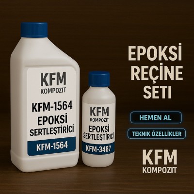 EPOKSİ REÇİNE SETİ 1Kg (F-1564 + F-3486) EPOKSİ REÇİNE SETİ 1Kg (F-1564 + F-3486)