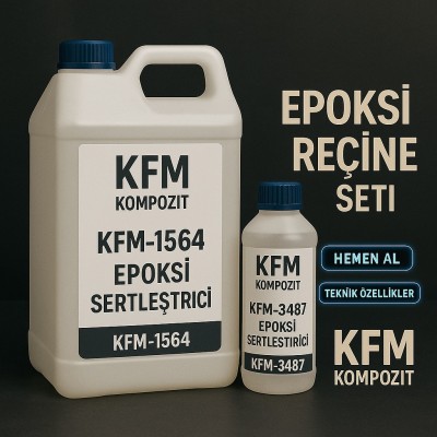 EPOKSİ REÇİNE SETİ 1Kg (F-1564 + F-3486) EPOKSİ REÇİNE SETİ 1Kg (F-1564 + F-3486)