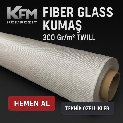 FIBERGLAS FABRIC 390Gr/M² Twill