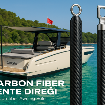 KARBON FİBER TENTE Ø25mm L2000mm