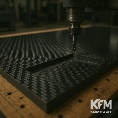 CARBON FİBER SHEET  6MM 500X500