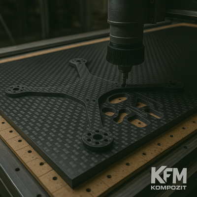 CARBON FİBER SHEET  7MM 500X500