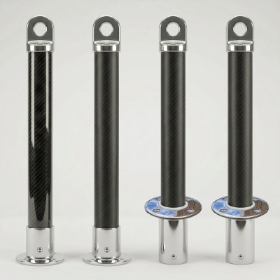 CARBONFIBER AWNING TUBE 25/30MM L1200mm